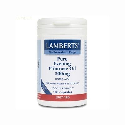 ACEITE DE PRIMULA 500 mg 180cap, para el sistemas nervioso, cardiovascular y reproductor.