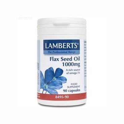 ACEITE DE SEMILLAS DE LINO 1000 mg, 90 cap, para el bienestar del corazón, las articulaciones y la piel.