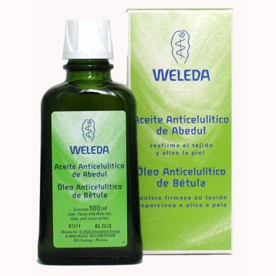 ACEITE ANTICELULÍTICO DE ABEDUL 100 ml, elasticidad, firmeza y suavidad en la piel.