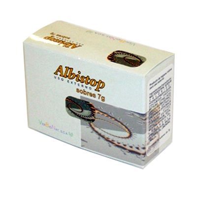 Albistop 10 sobres 7g, anti fúngico.