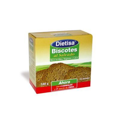 BISCOTES AL SALVADO 240 gr, facilita el tránsito intestinal.