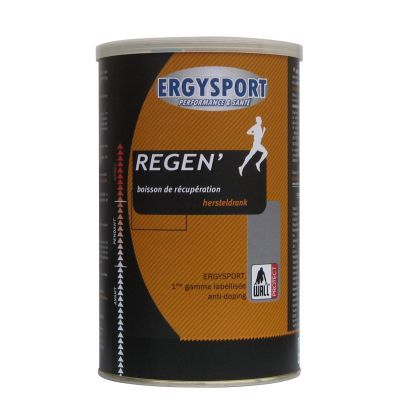 Bebida energética ERGYSPORT REGEN 450gr, rehidratación y recuperación.