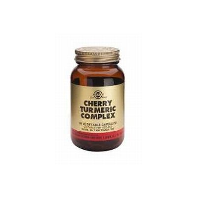 Cereza y Cúrcuma Complex 60cap, potentes antioxidantes, favorecen el aparato digestivo, respiratorio y locomotor.