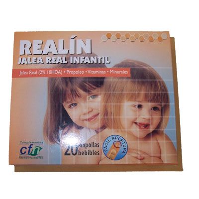 COMPLEMENTO ALIMENTICIO REALÍN 20amp, combate el cansancio, anemia y enfermedades respiratorias