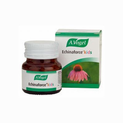 Complemento alimenticio ECHINAFORCE KIDS BIOFORCE 80comp, inmunoestimulante, tratamiento para infecciones respiratorias.