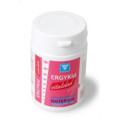 Complemento alimenticio ERGYKID Vitalidad 45comp, multivitaminas para los niños.