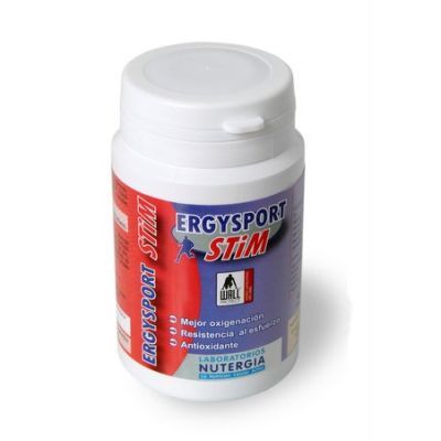 Complemento alimenticio ERGYSPORT STIM 60cap, resistencia al esfuerzo.