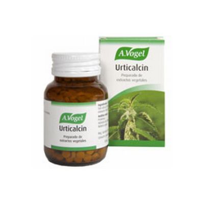 Complemento alimenticio URTICALCIN BIOFORCE 600comp, remineralizante, asimilación y fijación del calcio.