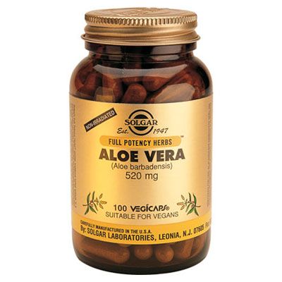 ALOE VERA 100 cap, protege el sistema inmunológico.