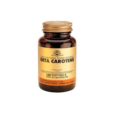 BETA CAROTENO OCEÁNICO 180 cap, previene el cáncer y enfermedades cardiovasculares.
