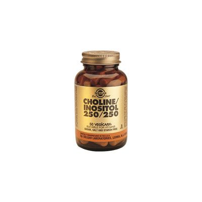 COLINA INOSITOL 50 cap, para la salud cerebral y el sistema nervioso.