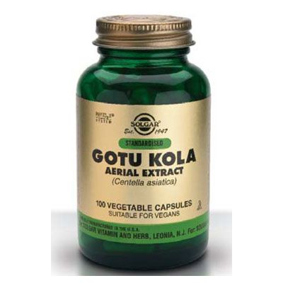 GOTU KOLA EXTRACTO AÉREO 100 cap, ayuda a la memoria y a la circulación.