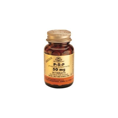 VITAMINA B6 PIRIDOXAL 5 FOSFATO P5P 50 mg 50 comp, fortalece el sistema inmunológico.
