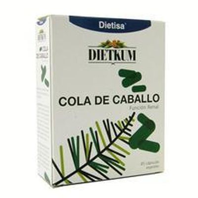 Preparado nutricional DIETKUM COLA DE CABALLO 45 cap, control de peso, sistema urinario y renal.