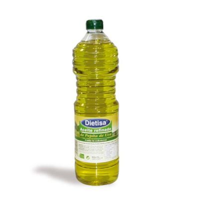 ACEITE VEGETAL DE UVA 1 litro, antioxidante y colesterol.