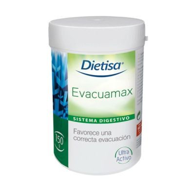 Preparado nutricional EVACUAMAX 150 g, tránsito intestinal, evacuación y estreñimiento.