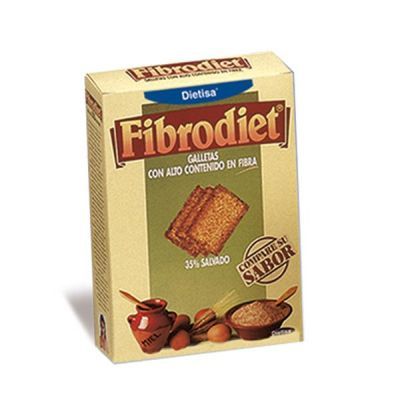 GALLETAS FIBRODIET 400 gr, alto contenido de fibra.