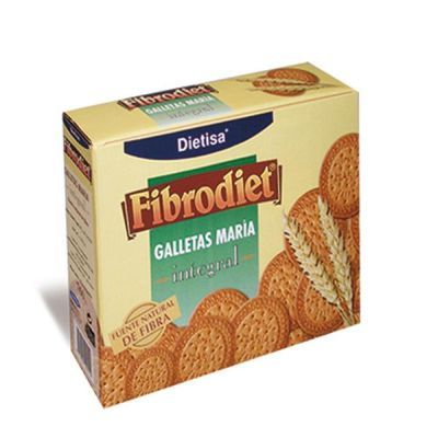 Galletas María Integral FIBRODIET 760 gr, tránsito intestinal, estreñimiento y colesterol.