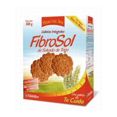 Galletas Salvado de Trigo FIBROSOL 500gr. HIJAS DEL SOL, control de peso