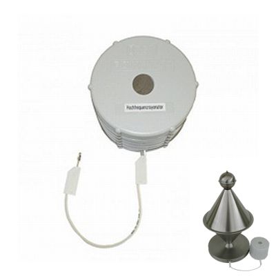 Radiación. Dispositivo anti radiación electromagnética HF para dispositivo antigeopatías, con doble cara y cable de conexión.