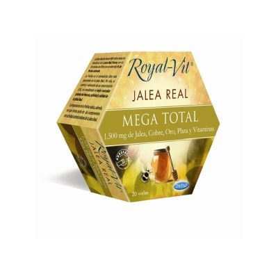 JALEA REAL ROYAL VIT MEGA TOTAL 20 viales, fatiga y cansancio.