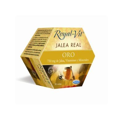 JALEA REAL ROYAL VIT ORO 20 viales, sistema inmunitario para las personas mayores.