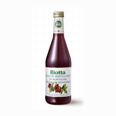 JUGO DE ARANDANOS ROJOS BIOTTA BIOFORCE 500ml, antioxidante.