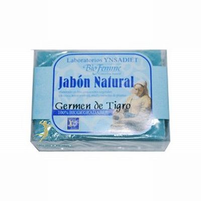 Jabón de GERMEN DE TRIGO 100gr BIOFEMME, recupera la elasticidad de la piel.