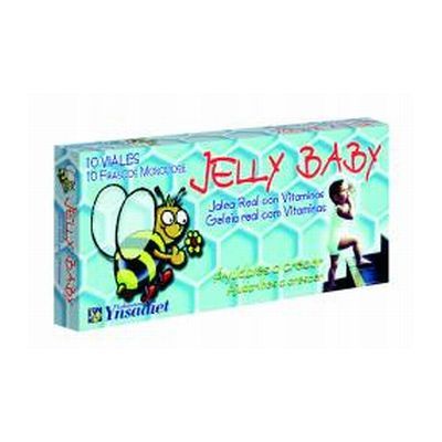 Jalea Real JELLY BABY VIALES (infantil) 10viales, inmunoestimulante, fortalece huesos y músculos.