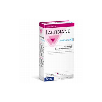 Complemento alimenticio LACTIBIANE candisis 40cap, refuerza la flora intestinal para mantener el bienestar íntimo.