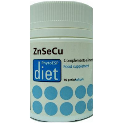 MINERALES PhytoEsp DIET ZnSeCu 90cap, potente antioxidante.