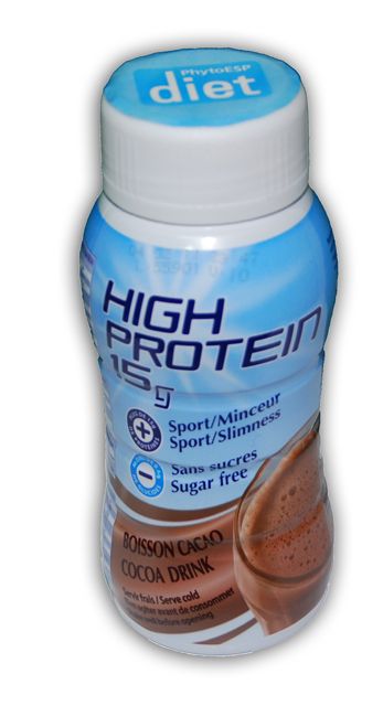 Batido hiperproteico de chocolate