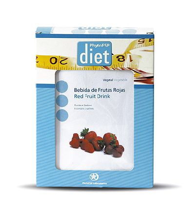 Bebida hiperproteica de frutas rojas