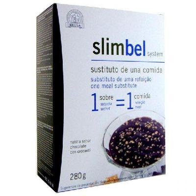 Natillas Slimbel de chocolate con crocanti