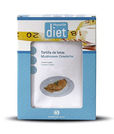 Tortilla hiperproteica de setas