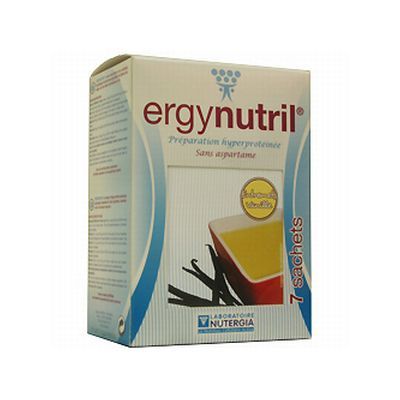 Preparados hiperproteicos ERGYNUTRIL Dulce de Vainilla 7sbrs, proteínas, vitaminas y aminoácidos.