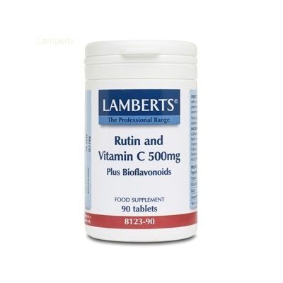 RUTINA y VITAMINA C 90 cap, buen estado de los vasos sanguíneos y propiedades antioxidantes.