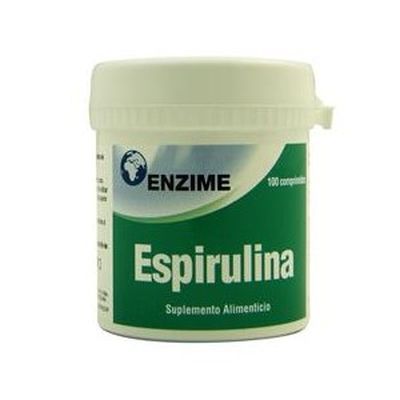 Suplemento Alimenticio ESPIRULINA 100 comp, control de peso y aparato digestivo.