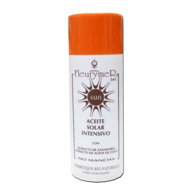Aceite solar intensivo 250ml, hidratante corporal con protección solar baja.