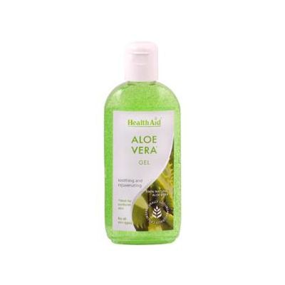 Gel ALOE VERA HEALTH AID 250ml, para calmar, hidratar y restaurar la piel.