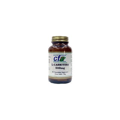 COMPLEMENTO ALIMENTICIO L Carnitina 500 mg 60 cap, corazón, hígado, memoria y colesterol.