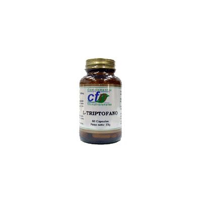AMINOÁCIDO L Triptófano 60 cap, para tratar la depresión y el insomnio.