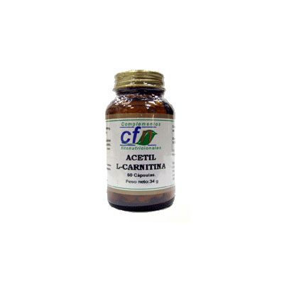 AMINOÁCIDO Acetil L Carnitina 500 mg 60 cap, mejora la memoria y disminuye el estrés y los niveles de colesterol.