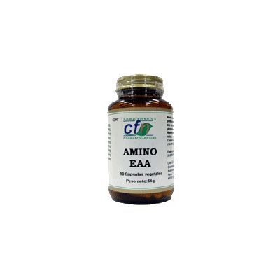 AMINOÁCIDOS Amino EAA 90 cap, aparato digestivo e incrementa síntesis proteica.