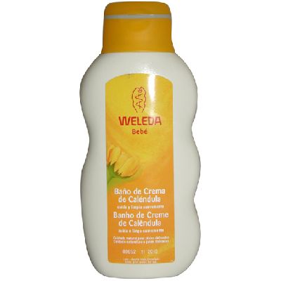 BAÑO DE CREMA DE CALÉNDULA 200 ml, nutre, suaviza la piel y previene la sequedad cutánea.