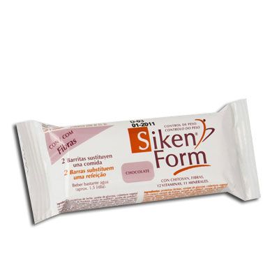 Barritas Sustitutivas chocolate SIKENFORM caja 8 unidades, control de peso.