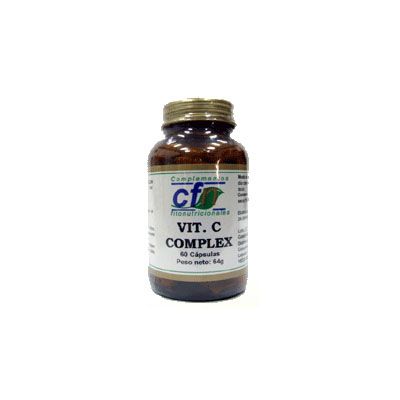 COMPLEMENTO ALIMENTICIO Vitamina C complex 1000 mg 60 cap, antioxidante y sistema inmunológico.