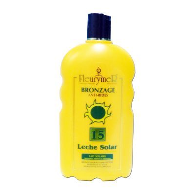 Leche solar F-15 250ml, protección solar.
