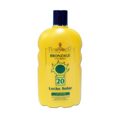 Leche solar F-20 250ml, protección solar.