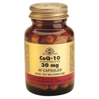 Coenzima Q-10 60mg 30cap, protección de la energía celular, refuerzo antioxidante y salud cardiovascular.